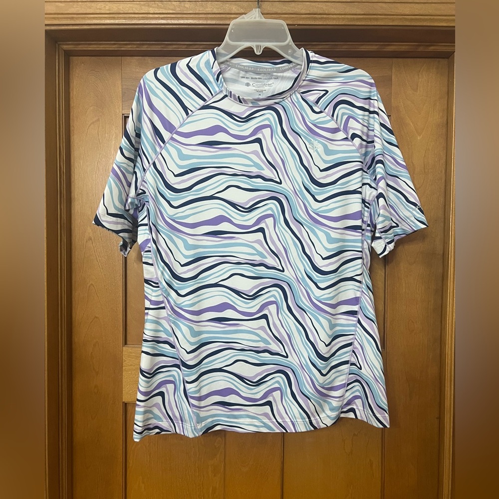 Coolibar Devi Short Sleeve Fitness T-shirt Size Medium